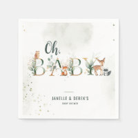 Greenery Woodland Baby Shower 