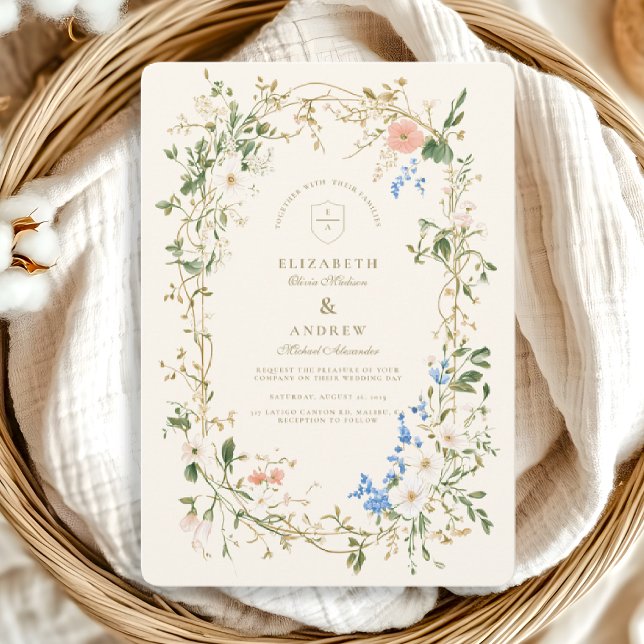 Greenery Woodland Fern Wedding Invitation (Creator Uploaded)