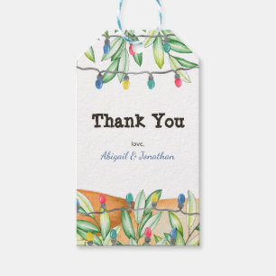 Greenery Woodland Party Baby Shower Thank You Gift Tags