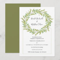 Greenery Wreath Wedding