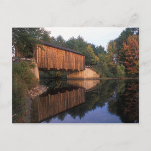 Greenfield Covered Bridge New Hampshire Postcard