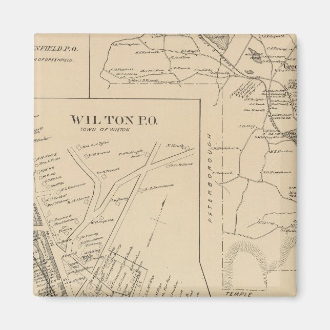 Greenfield, Hillsborough Co Magnet (Front)