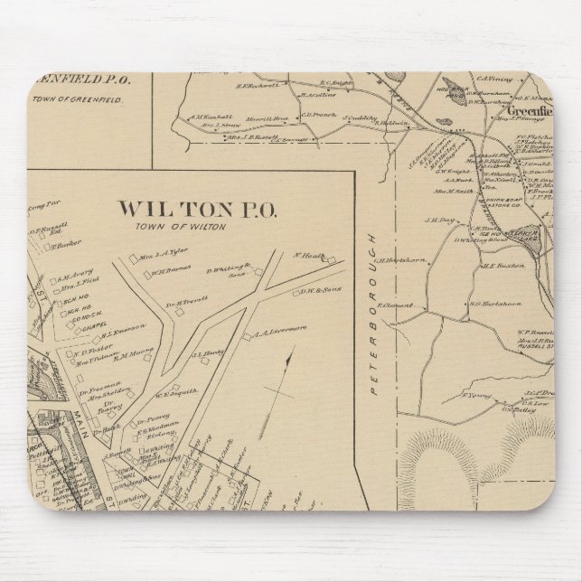 Greenfield, Hillsborough Co Mouse Pad (Front)