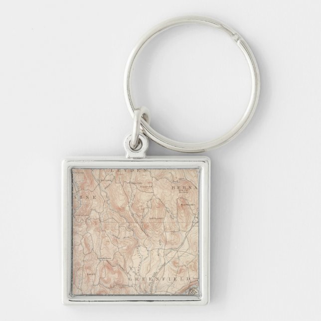 Greenfield, Massachusetts Key Ring (Front)