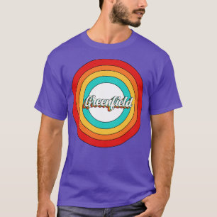 Greenfield Name Shirt Vintage Greenfield Circle