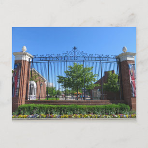 Greenfield Village Gates Postcard