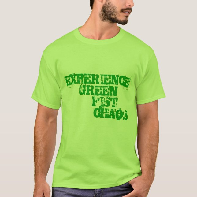 GreenFistChaos T-Shirt (Front)