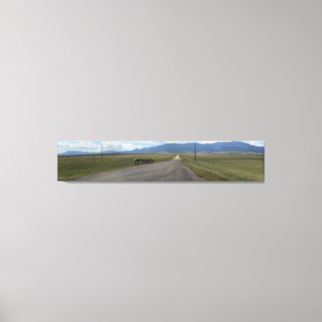 Greenhorn Mountain Panorama, Colorado Canvas Print (Front)