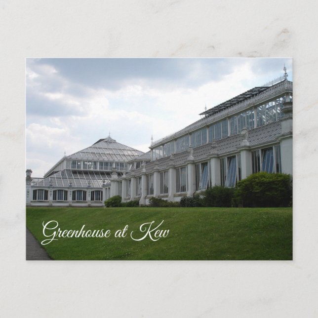 Greenhouse at Kew postcard (Front)