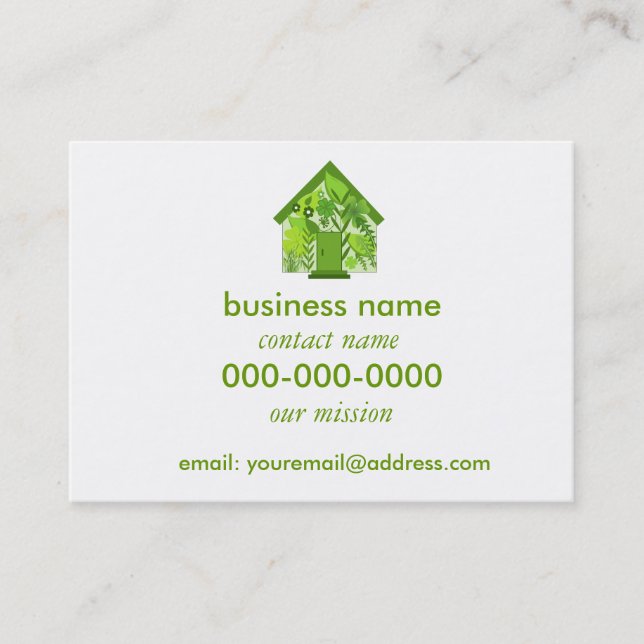 GreenHouse Business Card (Front)