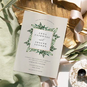 Greenhouse   Elegant Watercolor Botanical Wedding