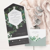 Greenhouse | Elegant Watercolor Botanical Wedding