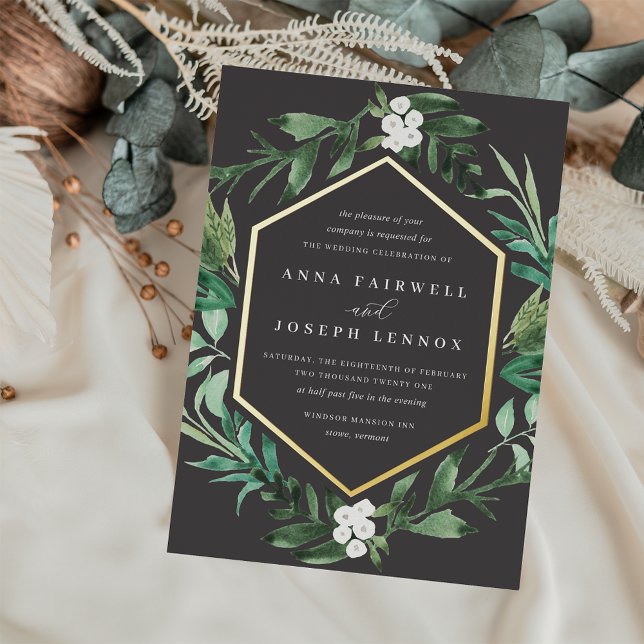 Greenhouse Frame | Watercolor Botanical Wedding (Creator Uploaded)