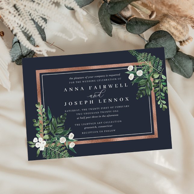 Greenhouse | Watercolor Botanical Wedding Invitation (Creator Uploaded)