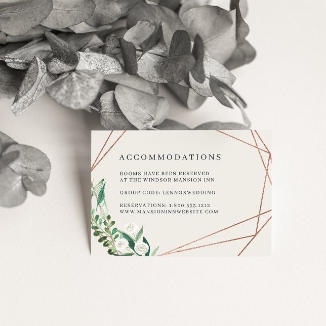 Greenhouse | Wedding Hotel Accommodations Enclosure Card (Creator Uploaded)