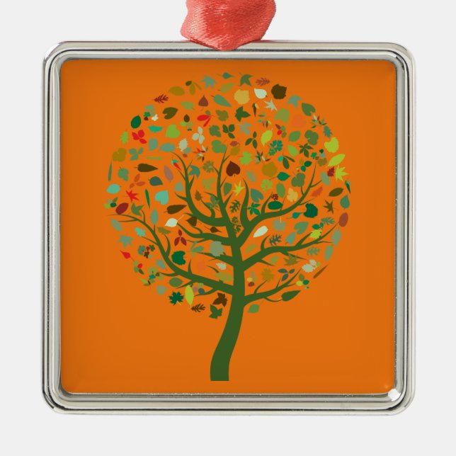 Greenie cute tree environmental metal tree decoration (Front)