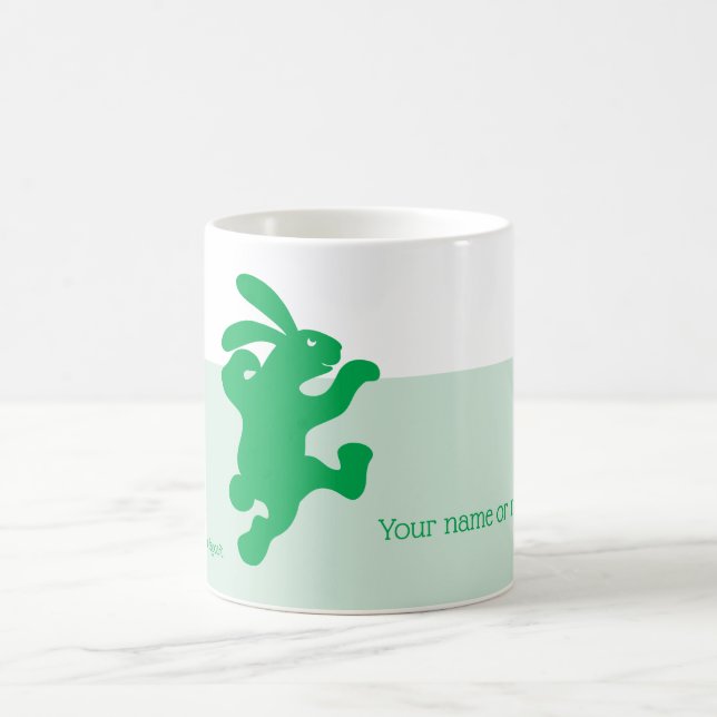 Greenish Green Rabbit Mug (Center)
