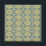 Greenish Retro Vintage Pattern Magnet<br><div class="desc">A seamless repeating pattern featuring a harmonious arrangement of shapes and colors. Designed to add a unique and stylish touch to everyday items.</div>
