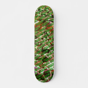 Greenish wall effect and bubbles salmon colour? skateboard
