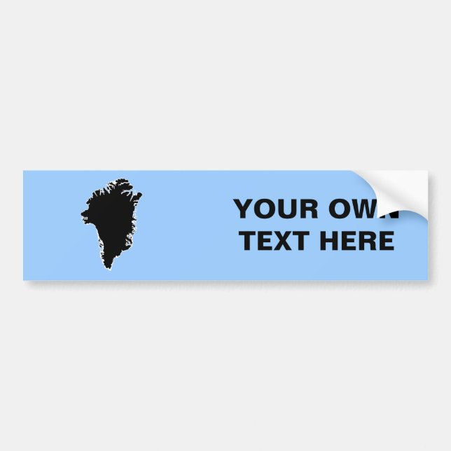 GREENLAND BUMPER STICKER (Front)