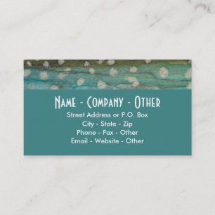 Greenland Char Business Card