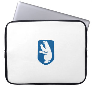 Greenland coat arms country symbol emblem flag den laptop sleeve