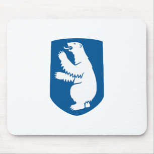 Greenland coat arms country symbol emblem flag den mouse pad