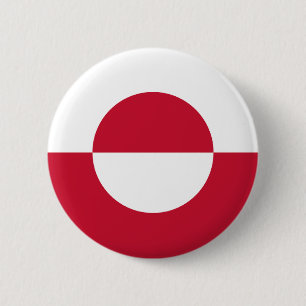 Greenland Flag 6 Cm Round Badge
