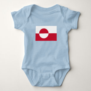 Greenland Flag Baby Bodysuit