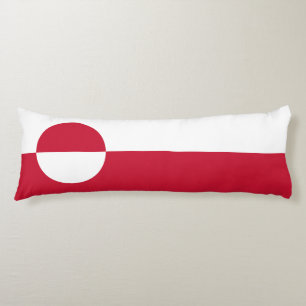 Greenland Flag Body Cushion