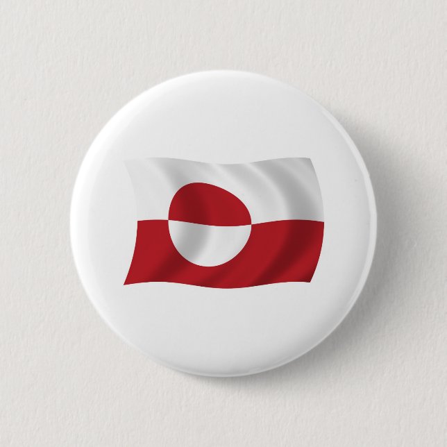 Greenland Flag Button (Front)