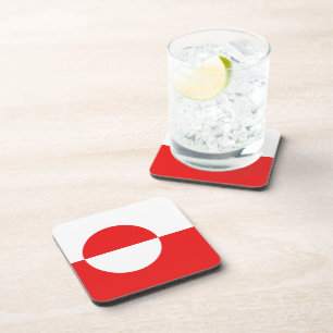 Greenland Flag Coaster