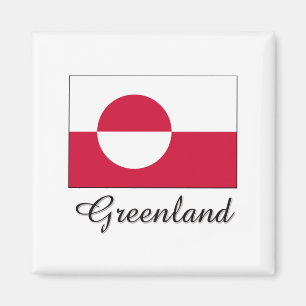 Greenland Flag Design Magnet