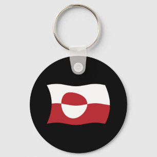 Greenland Flag Keychain