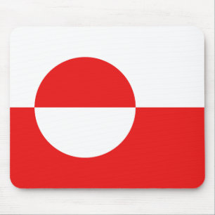 Greenland Flag Mousepad