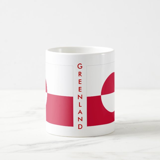 Greenland flag mug (Center)