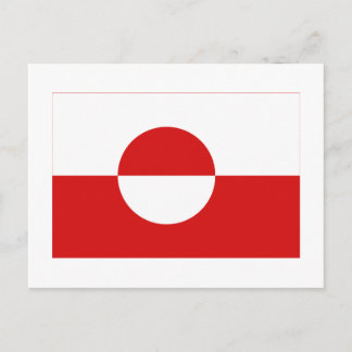 Greenland Flag Postcard