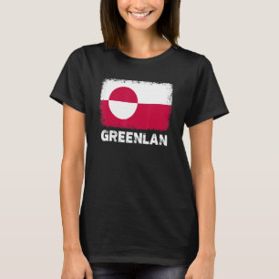 Greenland Flag Support Greenlandic People Women T-Shirt