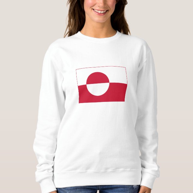 Greenland Flag Sweatshirt (Front)