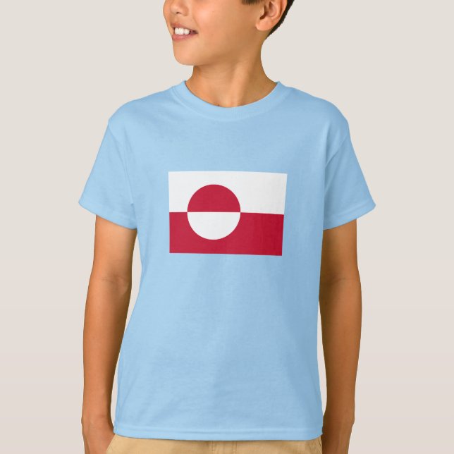 Greenland Flag T-Shirt (Front)