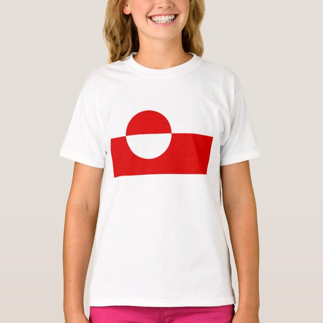 Greenland flag T-Shirt (Front)