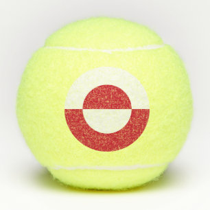 Greenland Flag Tennis Balls