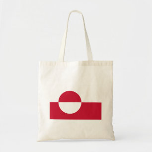 Greenland Flag Tote Bag