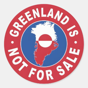 Greenland is Not For Sale Classic Round Sticker