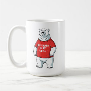 Greenland Is Not For Sale Polar Bear Coffee Mug