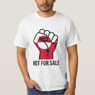 Greenland Is Not For Sale T-Shirt Political Free
