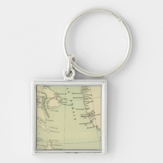 Greenland, Labrador Key Ring (Front)