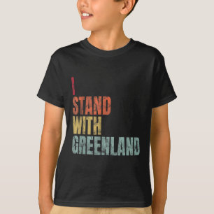 Greenland Lovers I Stand With Greenland  T-Shirt