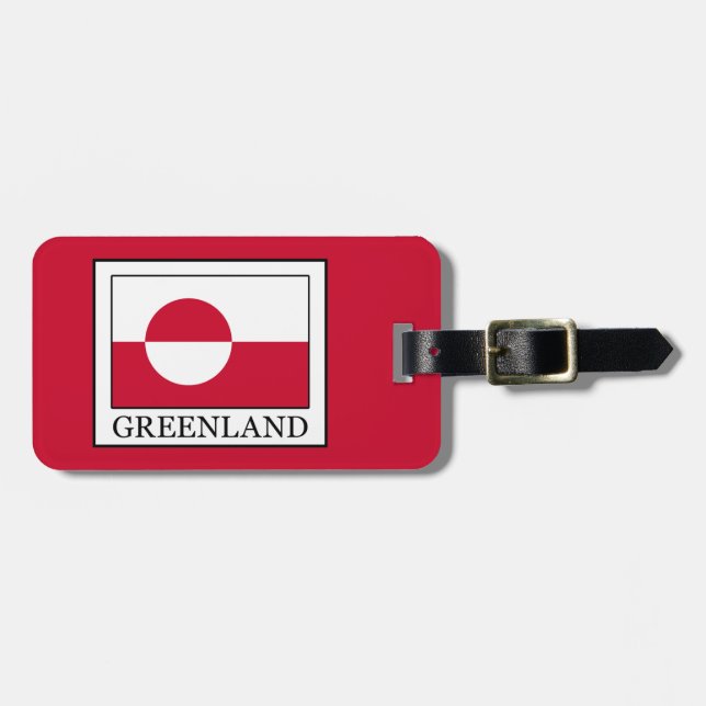 Greenland Luggage Tag (Front Horizontal)
