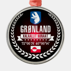Greenland Metal Tree Decoration